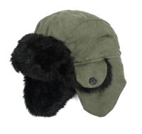 Khaki semišová zateplená beranice Tu
