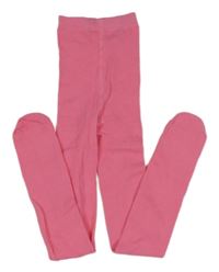 Růžové punčocháče bez šlapiček s leopardím vzorom zn. Ergee