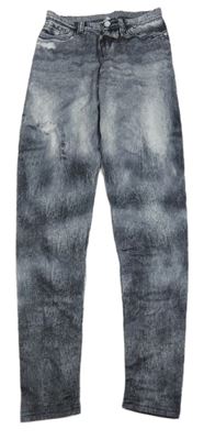 Šedé legíny riflového vzhledu Y.F.K.