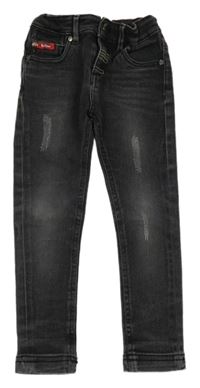 Sedočerné skinny rifle Lee Cooper