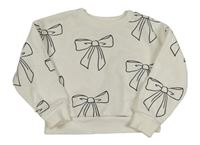 Biela mikina s mašľami Primark