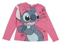 Růžové triko se Stitchem Disney