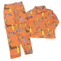 Oranžové pyžama s pejsky Next