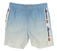 Světlemodro-biele plážové kraťasy Ellesse