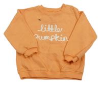 Oranžová mikina s nápisom F&F