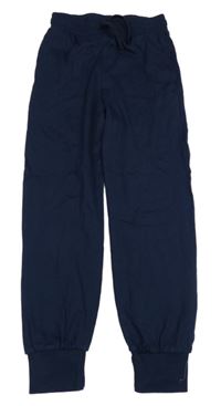 Tmavomodré tepláky H&M