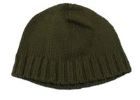 Khaki pletená čapica H&M