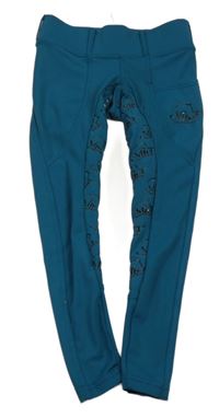 Tmavozelené jezdecké tregíny Equestrian