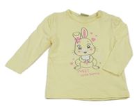 Žlté tričko s králikom Orsolino