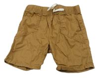 Béžové plátenné kraťasy H&M