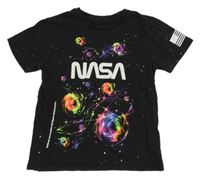 Černé tričko Nasa Next 