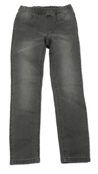 Tmavosivé rifľové džegíny lupilu