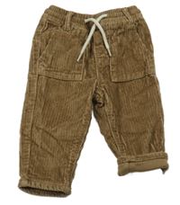 Hnedé menšestrové podšité nohavice ORCHESTRA