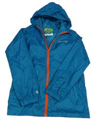 Petrolejová šušťáková nepromokavá funkčná bunda s kapucí + sáček REGATTA