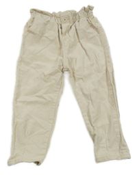 Smetanové pape bag manšestráky ZARA