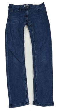 Modré skinny teplákové rifle POCOPIANO