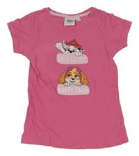 Ružové tričko s PAW PATROL nickelodeon