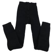 Čierne thermo pančuskové legíny POCOPIANO