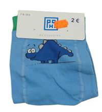 Nové - modro-zelené pančuchy s dinosaurom Daniel Hopp