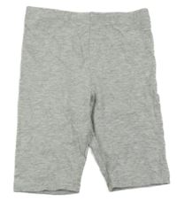 Sivé melírované legínové kraťasy H&M