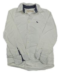 Bílá košile s výšivkou H&M