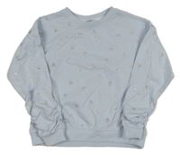 Svetlomodrá mikina so srdiečkami Dopodopo