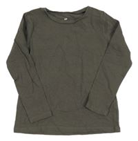 Tmavošedé triko H&M