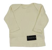 Nové - Krémové žebrované triko Dunnes