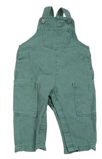 Zelené laclové rifle s kapsami H&M