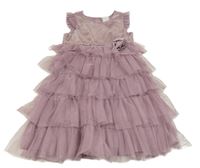 Staroružové slávnostné šaty s vrstvenou tylovou sukní Ladybird