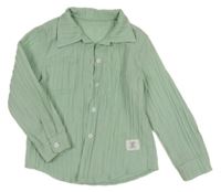 Světlezelená pruhovaná halenka