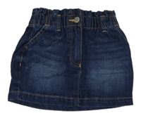 Tmavomodrá rifľová sukňa Next