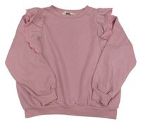 Staroružová mikina s volánikmi H&M