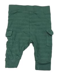 Zelené vzorované tepláky s vreckami Primark