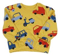 Žltá mikina s autami Primark