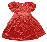 Červené zamatové šaty Pep&Co