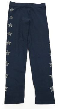 Tmavomodré legíny s hviezdičkami M&S