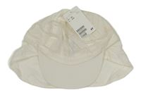 Nové - bílá plátěná UV kšiltovka H&M