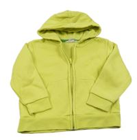 Nenově žlutozelená prepínaci mikina s kapucňou H&M