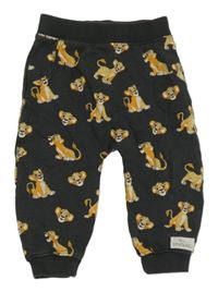 Tmavošedé tepláky se Simbou Disney