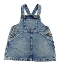 Modré na traké rifľové šaty Next