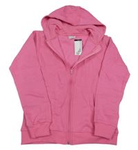Nové - Ružová prepínaci mikina s kapucňou