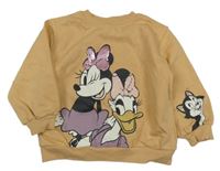 Okrová mikina s Minnie a Daisy H&M