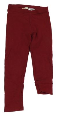 Vínové zateplené legíny Kuniboo