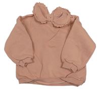 Ružová mikina s golierikom F&F