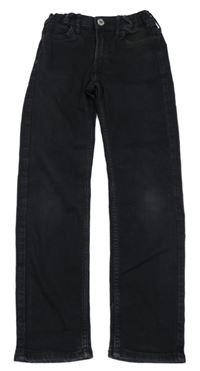 Tmavošedé elastické slim fit rifle H&M