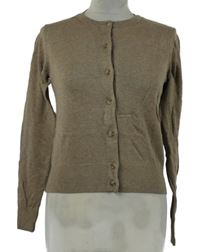 Nové - Dámský béžový propínací svetr H&M