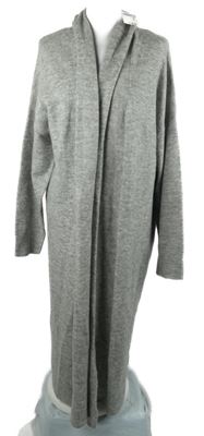 Nové - Dámsky sivý svetrový dlhý cardigán Primark