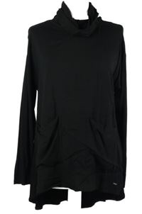 Dámská černá tunika s komínovým límcem Jones 