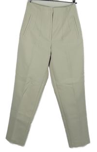 Dámske béžové chino nohavice Zara